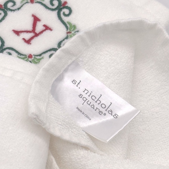 St. Nicholas Square® Monogram Hand Towel Set - Picture 3 of 3